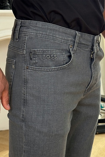 Мужские серые джинсы Hugo Boss   