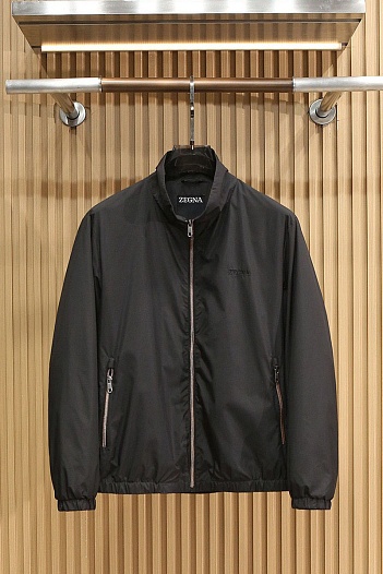 Мужская чёрная ветровка Zegna   