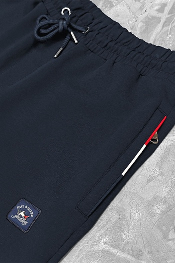 Тёмно-синие спортивные штаны Paul & Shark logo-patch   