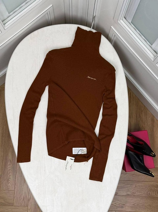 Женская водолазка Schiaparelli premium - Brown