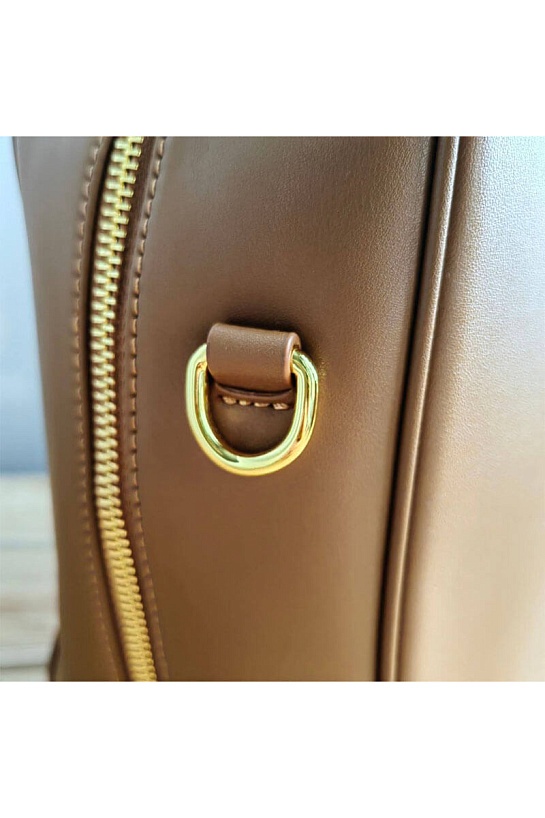 Сумка MIU MIU Logo-Embossed 35x24 см - Brown