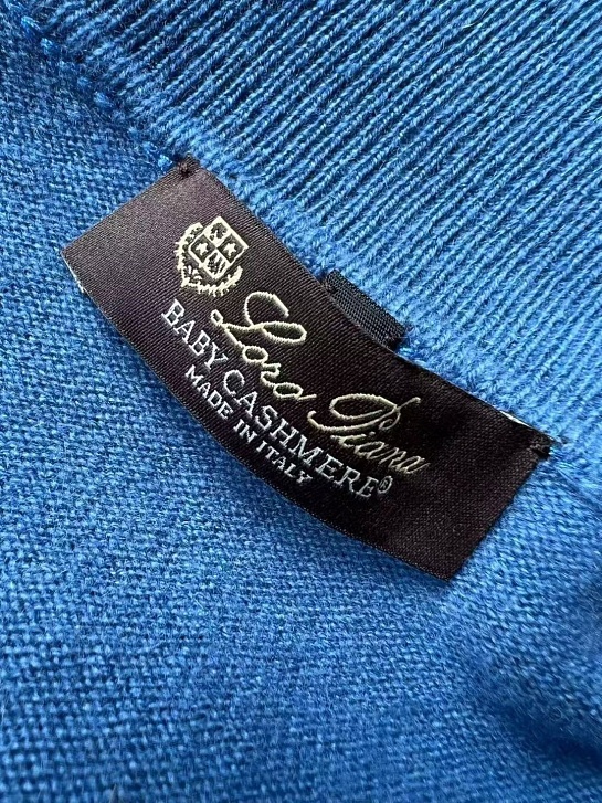 Мужская водолазка Loro Piana Premium - Lake Blue