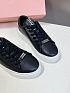 Женские чёрные кроссовки MIU MIU