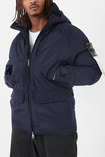 Парка тёмно-синего цвета Stone Island compass-patch   