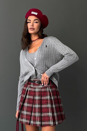 Женская красная юбка Max Mara   