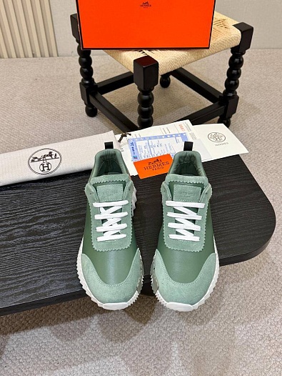 Мужские кроссовки Hermes Bouncing - Green   