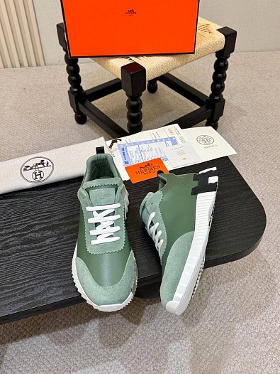 Мужские кроссовки Hermes Bouncing - Green   