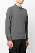 Поло с длинным рукавом Stone Island logo-patch - Grey