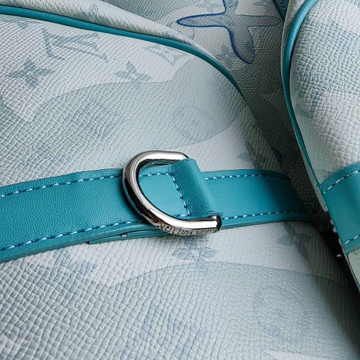 Кожаная дорожная сумка Louis Vuitton Discovery Keepall Monogram 45x27 см   
