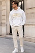 Белая мужская кофта Collaboration Fendi x Versace Fendace Logo