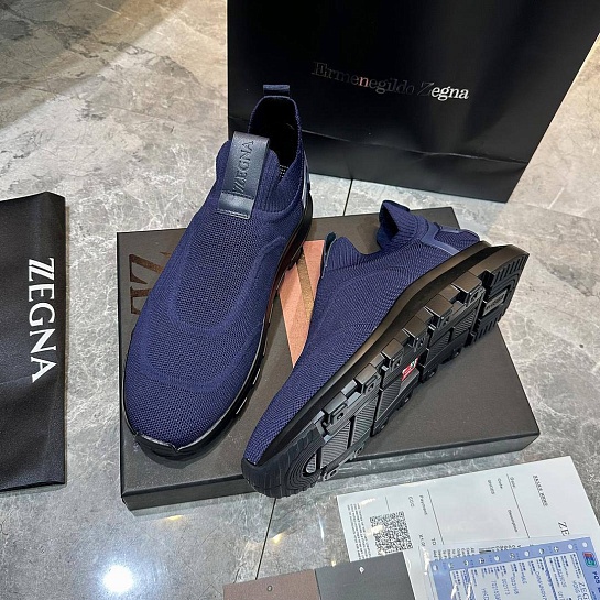 Мужские текстильные кроссовки Ermenegildo Zegna