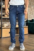 Мужские тёмно-синие джинсы Calvin Klein slim fit