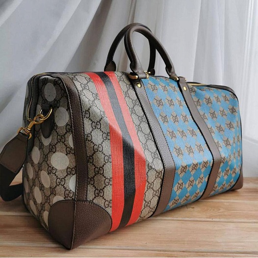 Кожаная сумка Gucci 100 Duffle Bag 45x28 см (3 расцветки)   