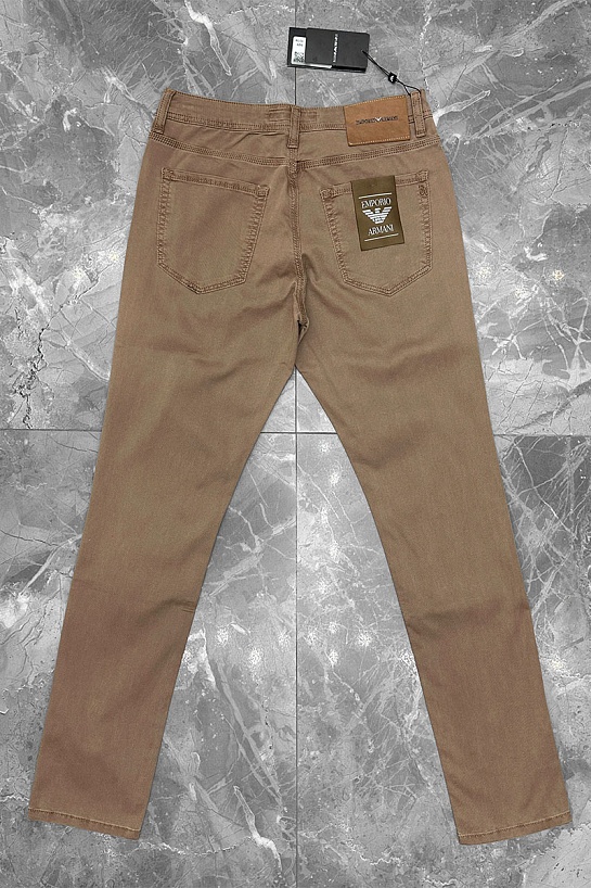 Мужские джинсы Emporio Armani straight - Brown