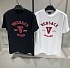 Чёрная футболка Versace Varsity Logo