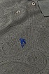 Классическое мужское поло Etro серого цвета