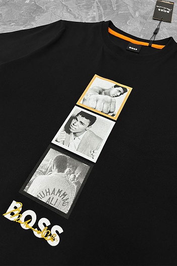 Чёрная футболка Hugo Boss Muhammad Ali   