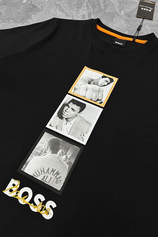 Чёрная футболка Hugo Boss Muhammad Ali