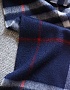Шарф Burberry two-tone Check premium 168x30 см - Navy