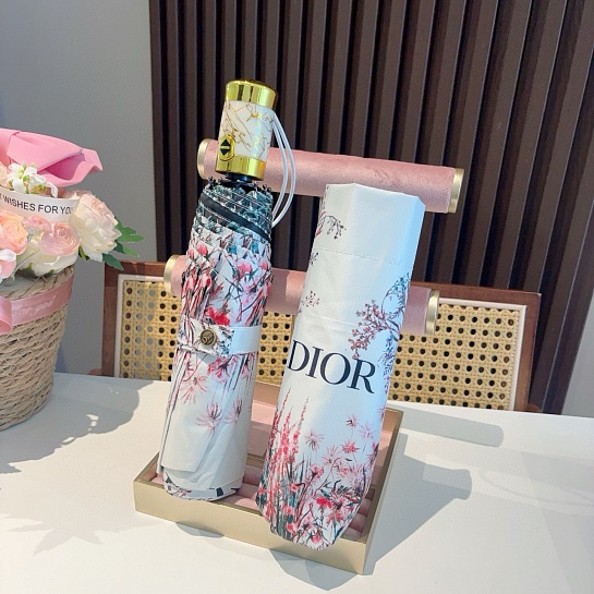 Складной зонт Dior Floral premium