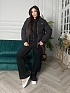 Женский чёрный костюм тройка MIU MIU