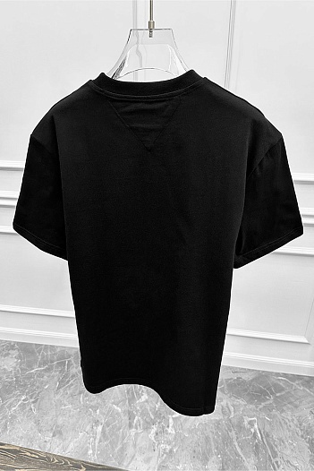 Чёрная оверсайз футболка Bottega Veneta Bear print   