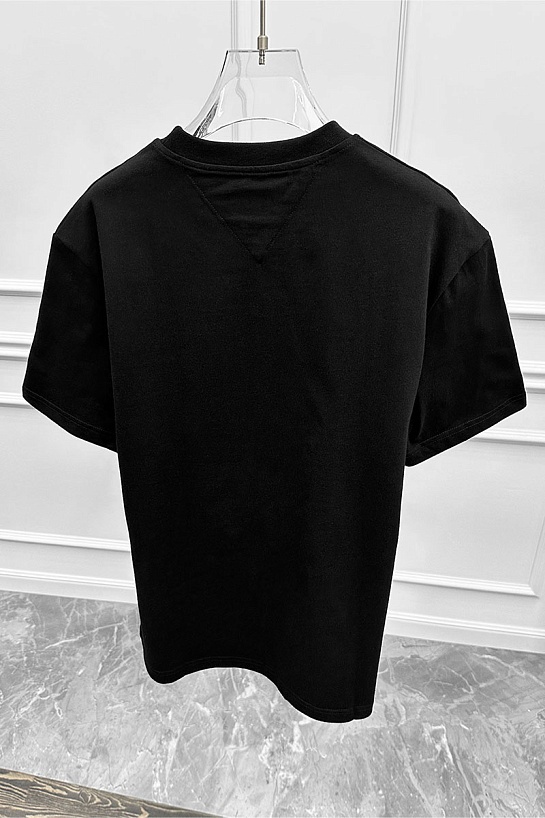 Чёрная оверсайз футболка Bottega Veneta Bear print