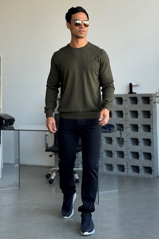 Джемпер зелёного цвета Armani Exchange