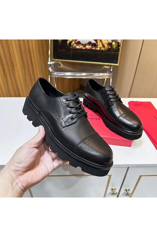 Мужские кожаные ботинки Salvatore Ferragamo