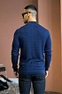 Мужская водолазка Brioni синего цвета