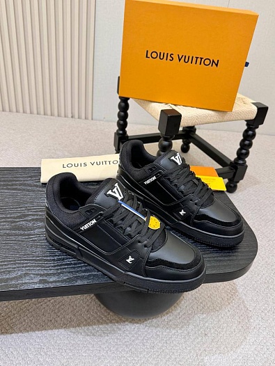 Мужские кроссовки Louis Vuitton Trainer - Black   