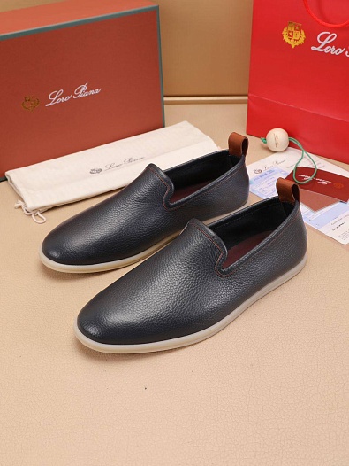 Кожаные лоферы Loro Piana   