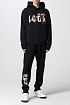 Мужские чёрные штаны Dsquared2 Icon Splatter logo-print