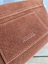 Замшевая сумка Jacquemus The Rond Carre 26x16 см