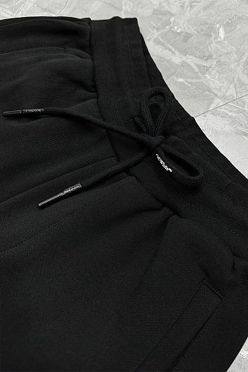 Мужские чёрные шорты Off-White Caravaggio Print   