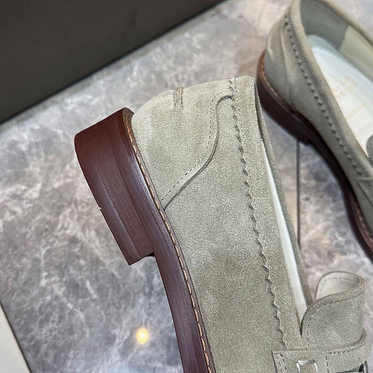 Мужские замшевые лоферы Brunello Cucinelli Premium