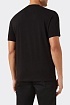 Футболка чёрного цвета Armani Exchange V-neck