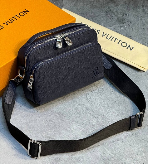 Кожаная сумка Louis Vuitton Avenue Messenger Premium 22.6x15.5x7 см   