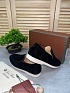 Замшевые лоферы Loro Piana Summer Walk - Black / White