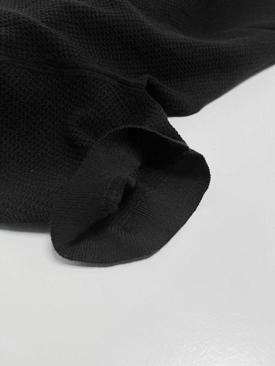 Мужское поло Zegna buttonless - Black   