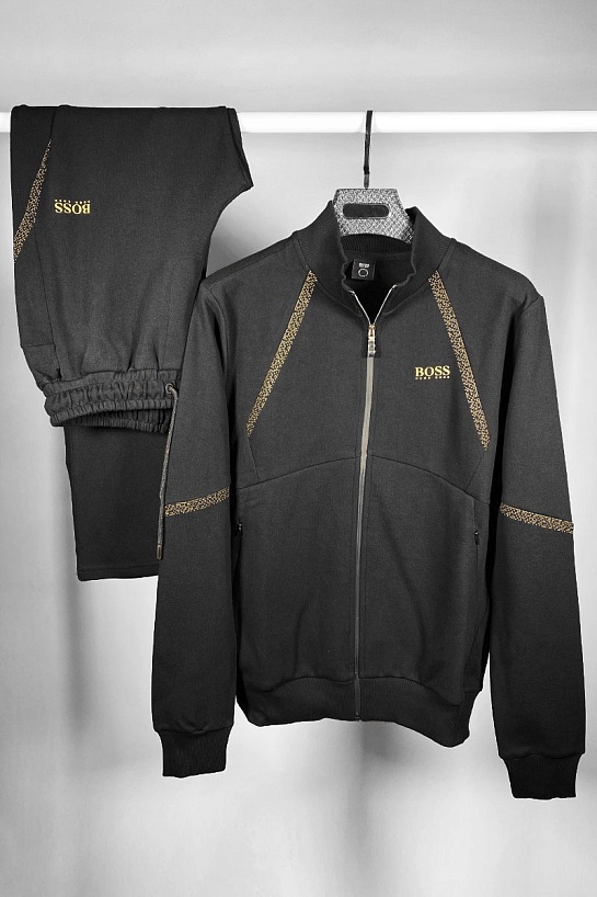 Мужские чёрные штаны Hugo Boss
