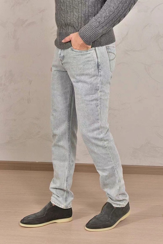 Мужские джинсы Brunello Cucinelli Premium Leisure Fit - Light Blue