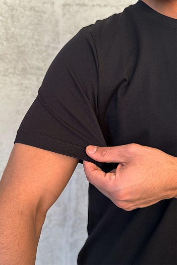 Мужская чёрная футболка Dior   