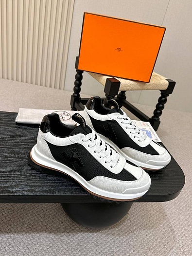 Мужские комбинированные кроссовки Hermes   