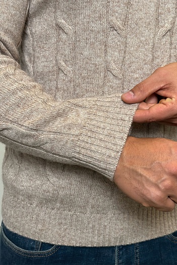 Мужской свитер Loro Piana premium - Light Beige   