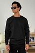 Чёрный свитшот Stone Island compass-patch crewneck