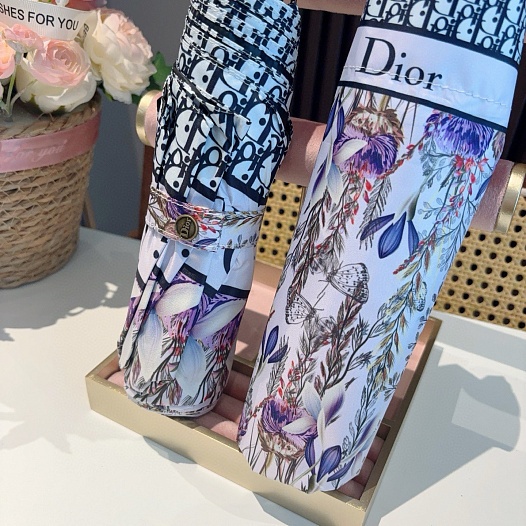 Складной зонт Dior Floral premium   