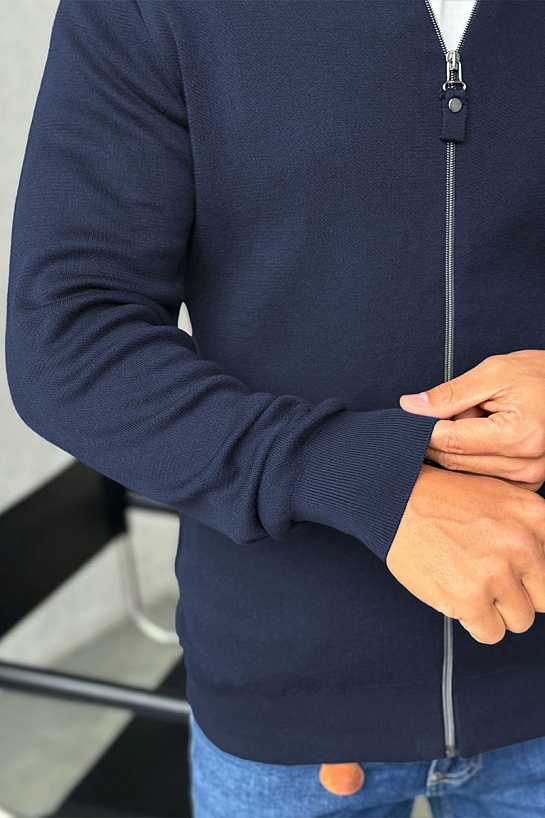 Мужская тёмно-синяя кофта Роlо Ralрh Lаurеn pony-embroidered