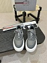 Комбинированные кроссовки Prada logo-plaque - Grey