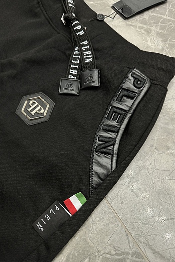 Мужские чёрные шорты Philipp Plein   